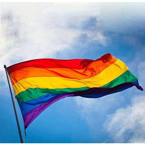90x150cm Homosexual Philadelphia Philly LGBT Gay Pride Rainbow Flag Outdoor Banner
