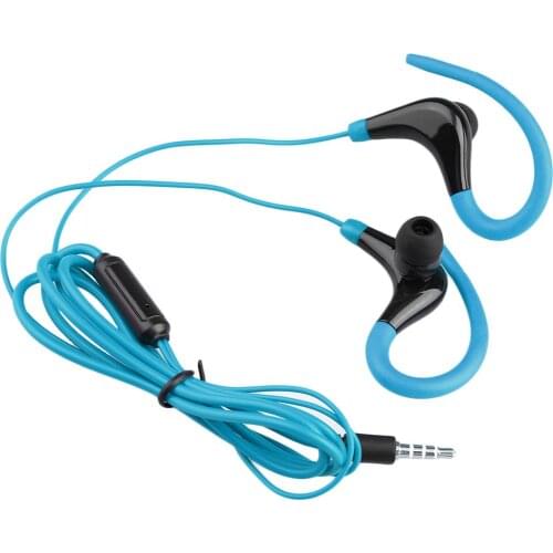 Fashion Ear-Hook Earphone Ear Hook Sports Running Earphone Stereo Earbuds Music Metal Earphones All Phones With Microphone