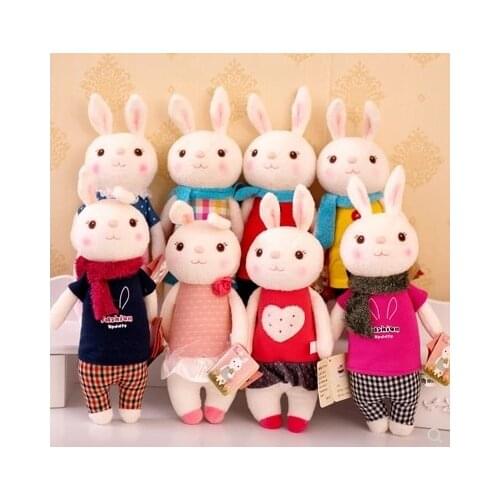 Wholesale 8 Styles Super Cute Rabbit Plush Toy Stuffed Plush Animals Dolls 35cm Baby Toys Kids Child Gifts