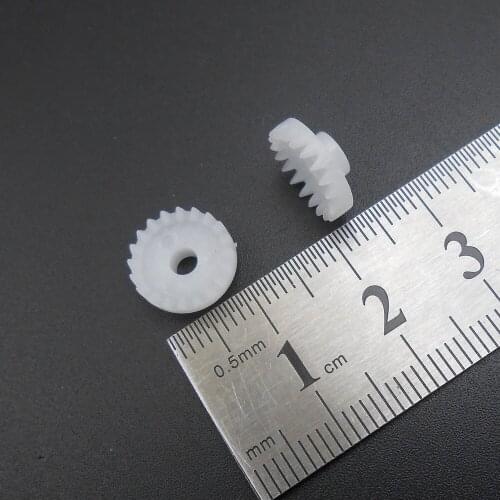 10000PCS 0.5M 20T Plastic Crown Gear 0.5 Modulus 20 Teeth Aperture 3mm 2.95mm Speed Reduction Gears DIY H= 4.6mm *FD912X10000