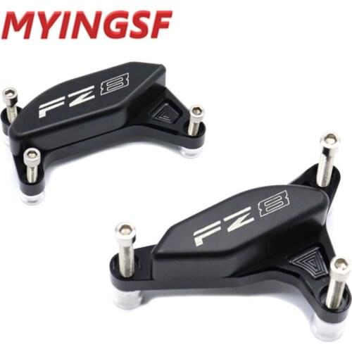 For YAMAHA FZ8 FZ-8 2010 2011 2012 2016 FZ8 FZ-8 FAZER MOTORCYCLES ACCESSORIES LEFT & RIGHT Side Sliders ENGINE CASE SLIDER