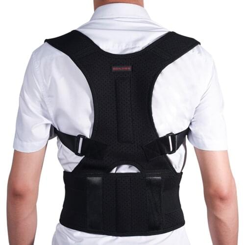 Adjustable Back Spine Posture Corrector Adult Humpback Pain Back Support Brace Shoulder Belt Strap Posture Correction