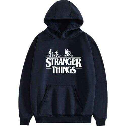 Print Popular TV Stranger Things Unisex Hoodies Sweatshirts Fashion Men Women Pullovers Harajuku Cartoon Kids Sportswear Tops