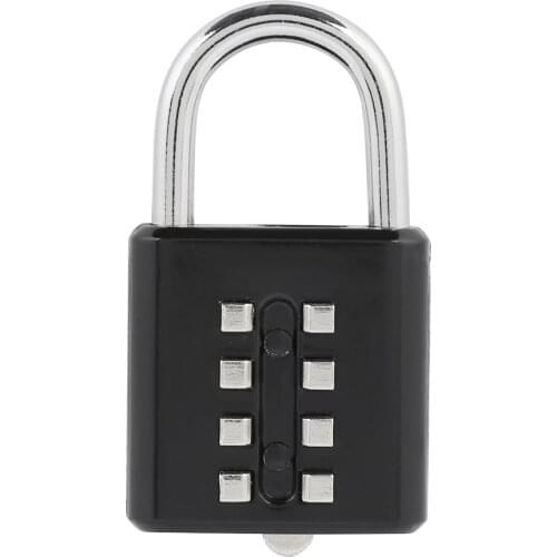 Password Lock 8 Digit Combination Code Padlock Security Password Lock for Travel Suitcase Luggage smart lock