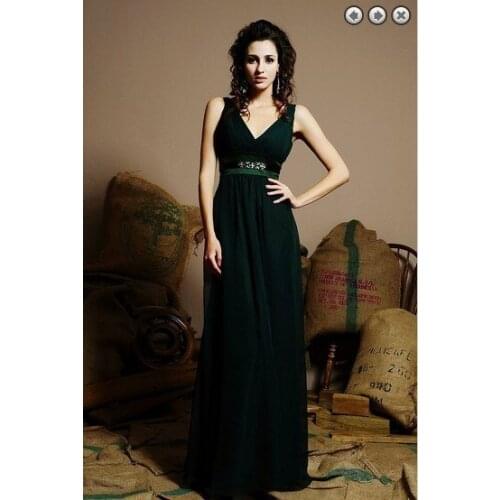 Free shipping dinner dress Formal Evening 2016 sexy vestidos de fiesta brides maid dress formales green long dress evening gowns