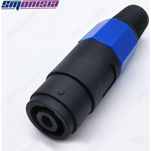 Smonisia 10pcs Professional 4-pin Cannon XLR Female Plug for Loudspeaker Box Stereo System