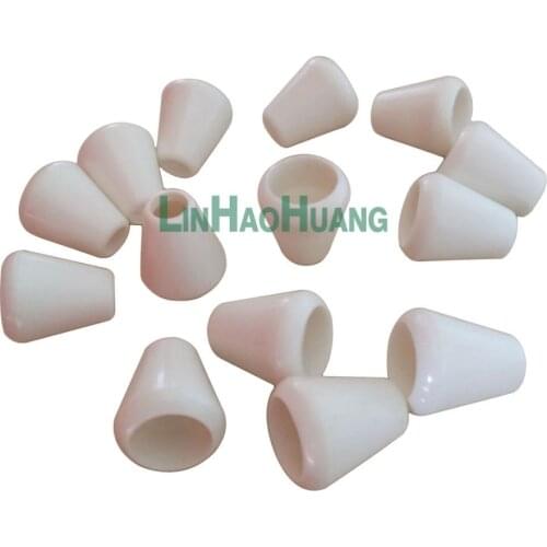100pcs/lot White Plastic Bell Stopper Cord Ends Lock Stopper Toggle Clip for 5mm bungee cord free shipping Stopper-5MM