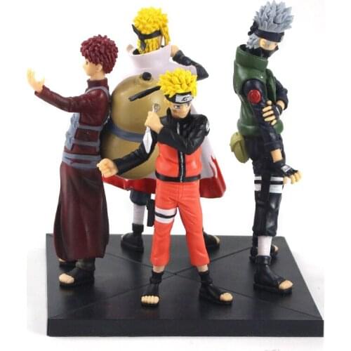 4pcs/set 16-19cm Cartoon Decoration Figurine PVC Action Figure Model Toys Doll