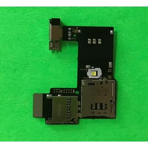 50pcs/Lot For Motorola Moto G2 G+1 2014 (Gen 2) XT1063 XT1068 Dual Single Sim Card Reader Flex Cable SD Memory