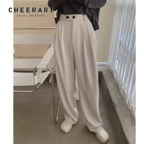 Женские прямые брюки Cheerart China At AliExpress