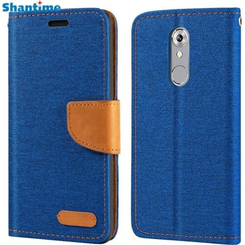 Oxford Leather Wallet Case For ZTE Axon 7 Mini With TPU Soft Back Cover Magnet Flip Case For ZTE Axon 7 Mini