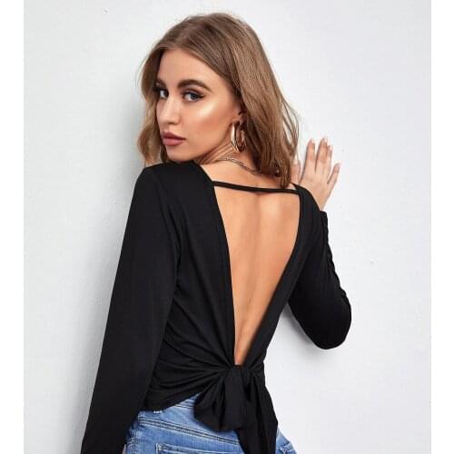 Женские однотонные футболки Dabourfeel China At AliExpress