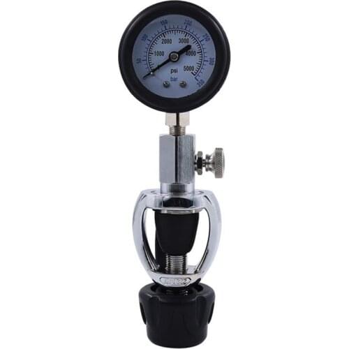 Scuba Diving Yoke Tank Pressure Checker 5000 PSI 350 BAR,Scuba Diving Accessories