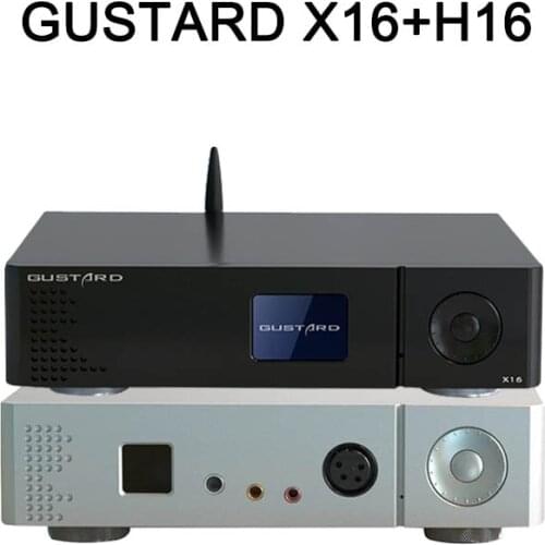 GUSTARD DAC-X16 MQA Decoder + H16 Headphone Amplifier full decoding dual ES9068 Bluetooth 5.0 DSD512 XU216 USB IIS X16