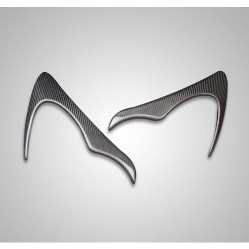 For Suzuki Swifts Carbon Fiber Lamp Eyebrow Car Accessories 2Pcs