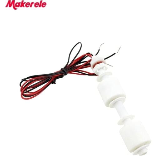 PP Two Ball 110V Water Level Liquid Sensor MK-PFS10010-2-52 220v 10mm Thread Dual Level Control Float Switch From Makerele