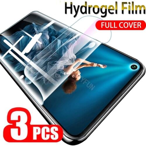 3PCS Hydrogel Film For Huawei Honor 20 Pro 20i 20s Safety Water Gel Film On Hauwei Honer 20 Honor20 Protective Film Not Glass