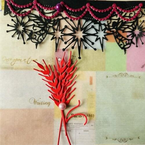 Leaf leaves wheat ears flower scrapbook die Metal Cutting Dies DIY Scrapbook Paper Cards Embossing Craft Die Cut handmade craft