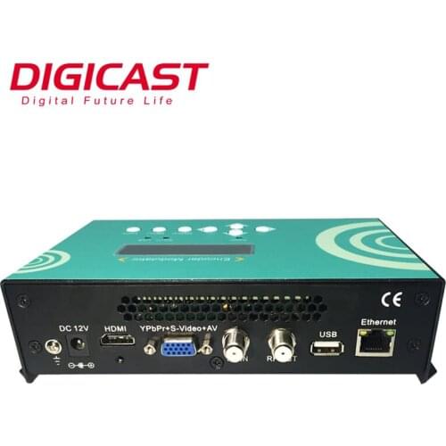 MINI H.264 1080P Full HD VGA Low Cost Single Channel Catv RF Modulator USB Multiplexing catv encoder DVB-C Encoder Modulator