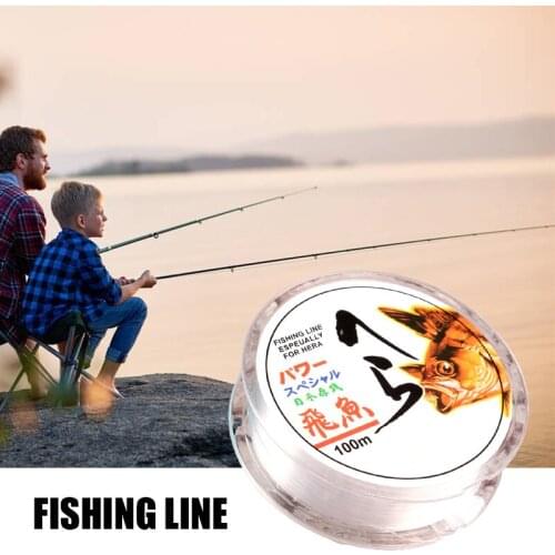 100m Nylon Fishing Line Super Strong Pull Cut Water Quickly Wear Resistant Bite Resistant Sea Rod Fishing Line MC889