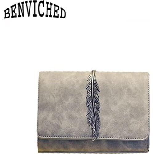 BENVICHED 2021 summer new feather bag pu simple fashion chain shoulder Messenger bag mini bag R24