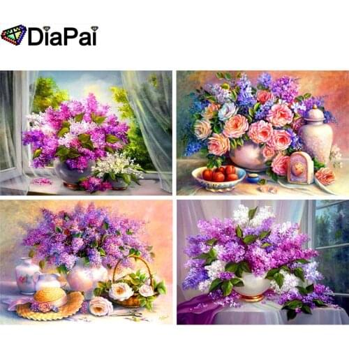 DIAPAI 100% Full Square/Round Drill 5D DIY Diamond Painting "Flower landscape" 3D Embroidery Cross Stitch Home Decor