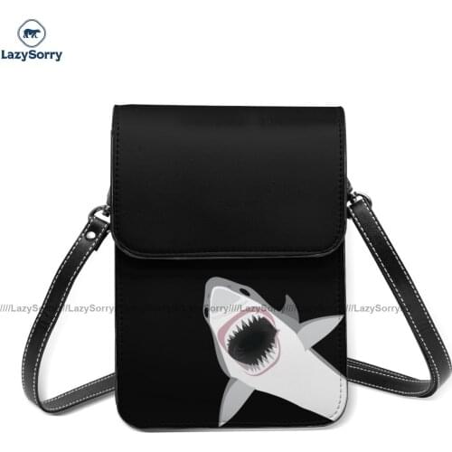 Fish Shoulder Bag Travel Student Mobile Phone Bag Gifts Aesthetic Leather Bags