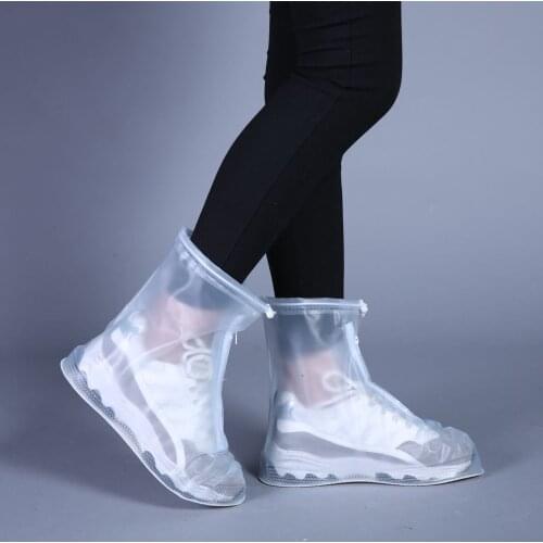 Men Women Kids Outdoor Rain Shoes Boots Covers Waterproof Slip-resistant Overshoes Travel for Galoshes High-Top Anti-Slip