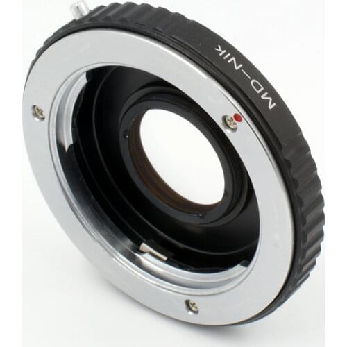 MD-Ai Glass Adapter For Minolta MD MC Lens to Nikon F Mount Camera focus infinity