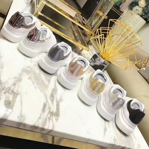 Womens Shoes New Fashion Casual Shoes Genuine Leather Flat Shoes Hot Sell Lace-Up Shoes Luxury Designer Soft Shoes Large Size