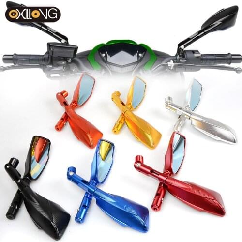 Motorcycle Rear View Mirrors Handlebar Mirror For Kawasaki Z1000SX Ninja1000 ZX10R ZX9R ZX6R ZX250R Z750S Z750 GTR1400 Z900 ER6N