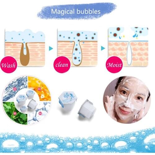Women Whitening Facial Cleanser Exfoliating Face Cleaner Shrink Pores Enzyme Cleansing Powder Remove Blackhead