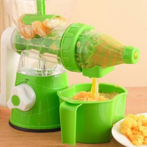 1 Set Juicer Multi-purpose Maximum Juice PP Slower Manual Juicer for Kitchen Squeezer Juicer Machine Portable Citrus Juicer
