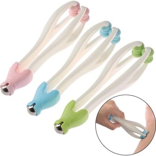 1pc 2 in 1 Finger Hand Joints Massager Elastic Handle Relax Finger Joints Hand Massager Blood Circulation Anti Cellulite Massage