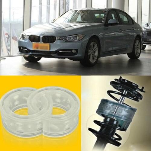 2pcs Power Front /Rear Shock Suspension Cushion Buffer Spring Bumper For BMW 320I