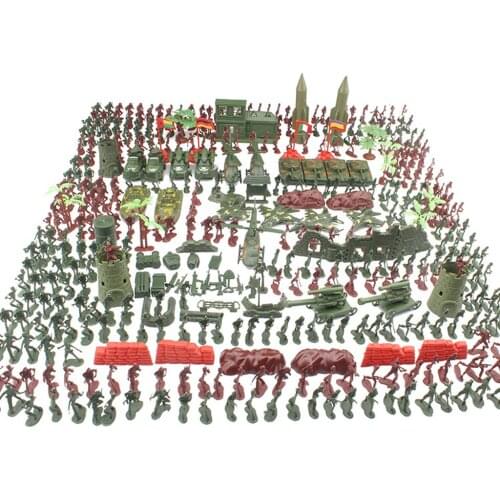 519 Pack Army Soldiers Equipment Figures Building Blocks for Kids