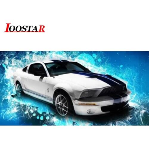 5D DIY diamond embroidery diamond painting cross stitch running car art Diamond mosaic painting home decoration Christmas gift