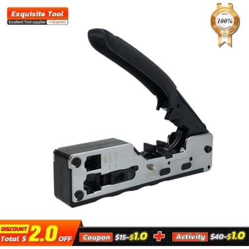 CAT5/7 6P/8P Crystal Head Crimper With Dovetail Interface Suitable For Ordinary Network Crystal And Telephone Crystal Head