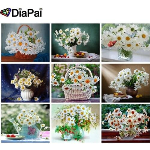 DIAPAI 5D DIY Diamond Painting 100% Full Square/Round Drill "Flower landscape" 3D Embroidery Cross Stitch Home Decor