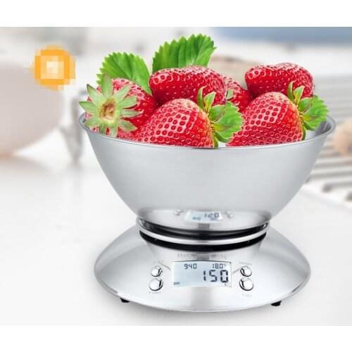 Stainless Steel Electronic Scales Practical Weighing Kitchen Electronic Scales Vegetable Kitchen Weighing Tools Kitchen Scales