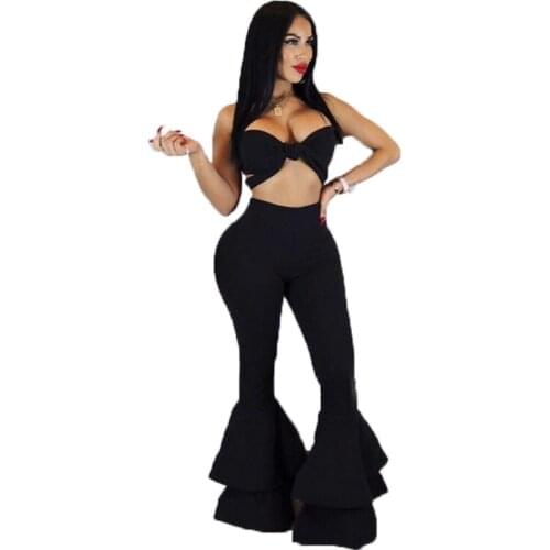 Vadim Cotton Solid Flat Promotion Trousers 2020 New Sale Sweatpants Pants Women Free Shipping Bell Bottom Slim