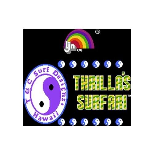 T&C 2 - Thrillas Surfari Region Free 60 Pin 8Bit Game Card For Subor Game Players
