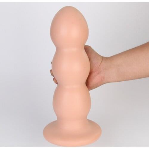 Sex toys for men Anal Plug vaginal plugs and tunnelshuge anal Silica gel dildo consolador cheapest goods