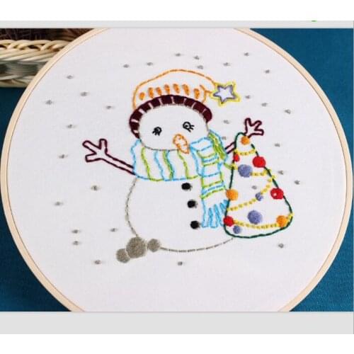 20x20cm Flower Shop Plant Series European embroidery kit simple three-dimensional embroidery Ribbon kit embroidery needlework