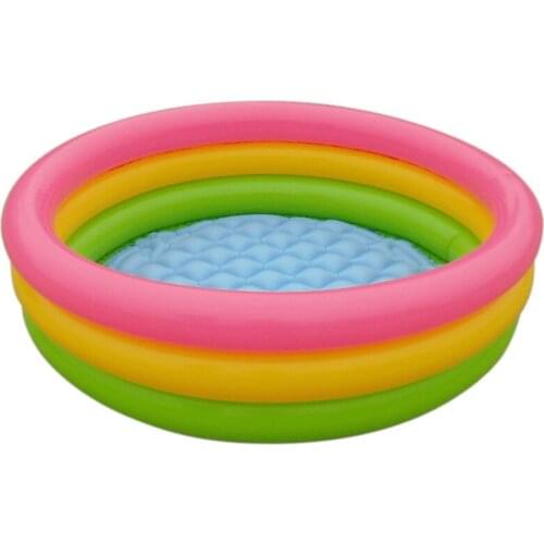 Inflatable baby summer swimming pool, childrens toys, round bathtub, portable, outdoor sports