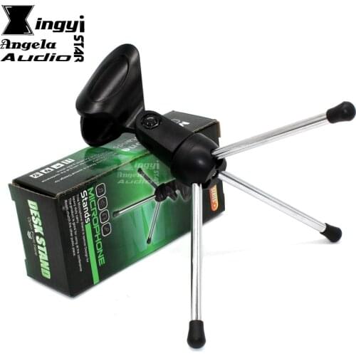 Desktop Tripod Clip Mike Clamp Desk Microphone Holder Table Boom Mic Stand Mount Suporte Microfone For SHURE SM 58 57 BETA58A PC