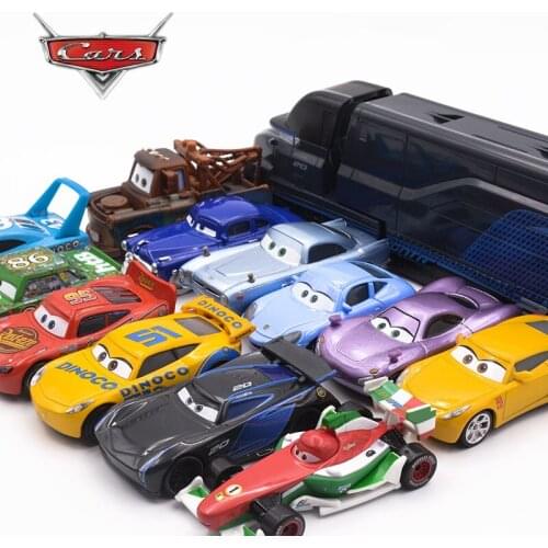 New Disney Pixar Cars 3 Lightning Mcqueen Ramirez Mack Jackson Alloy Metal Diecast Model Fun Toys Car Childrens Birthday Gifts