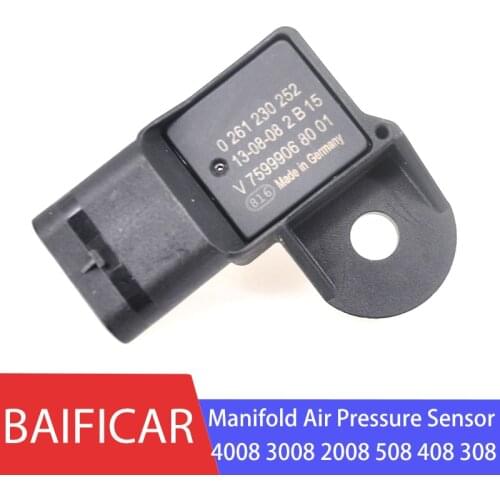 Baificar Brand New Genuine Air Pressure Sensor MAP Sensor 1922V7 0261230252 For Puegoet 4008 3008 2008 508 408 308 1.6T