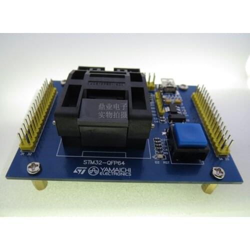 Original ST IC Test Seat STM32F103 STM32L Burning Programme LQFP48 Socket Adapter