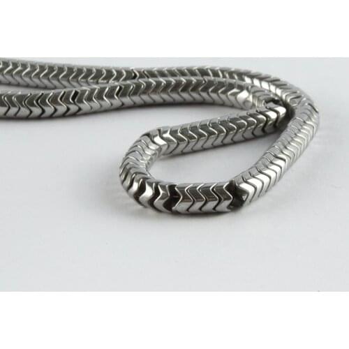 Twist knot Hematite Stone 6 mm